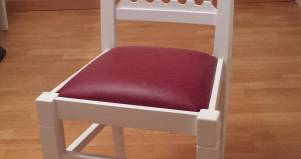 Tavolo legno cristallo moderno 2 completo di 4 sedie seduta in pelle primo fiore